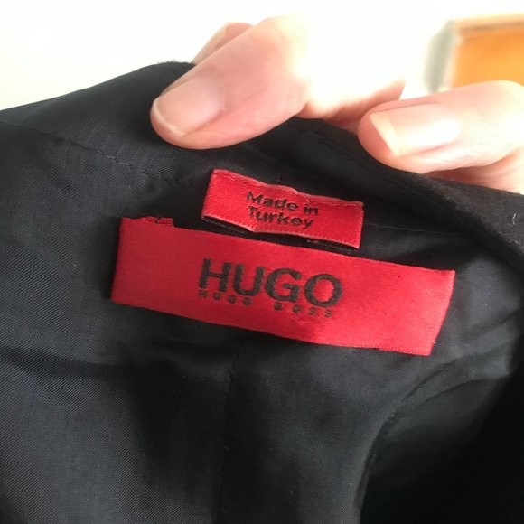 Hugo Boss Fine Wool Dress Sz M - Picture 7 of 7